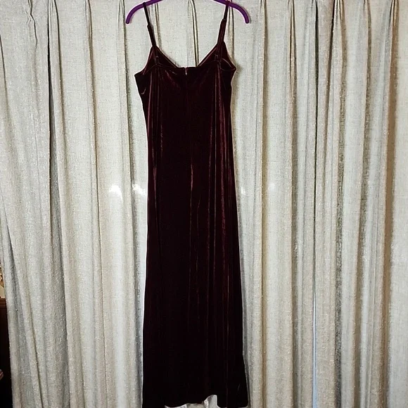 Disturbia Virosa Burgundy Velvet Dress - Picture 4 of 5